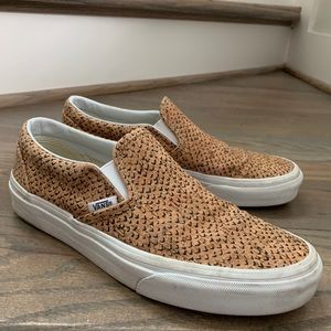 Classic Slip On Embossed Cork Vans